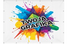 BANER REKLAMOWY PERSONALIZOWANY TWOJA GRAFIKA DOWOLNY WZÓR 100X200cm
