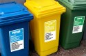 NAKLEJKI NA KOSZ DUŻE SEGREGACJA ŚMIECI 5 SZTUK WODOODPORNE 50x30 CM