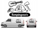Naklejka na Kamper Samochód Kemping Bus Przyczepę Kempingowóz GÓRY