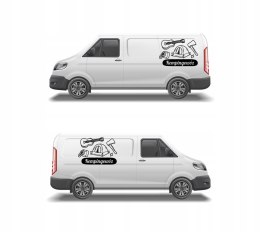 Naklejka na Kamper Samochód Kemping Bus Przyczepę Kempingowóz GÓRY