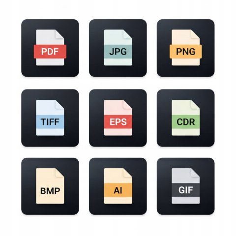 Naklejki Etykiety Wodoodporne z Własnym Nadrukiem Okrągłe 100 mm 80 szt.