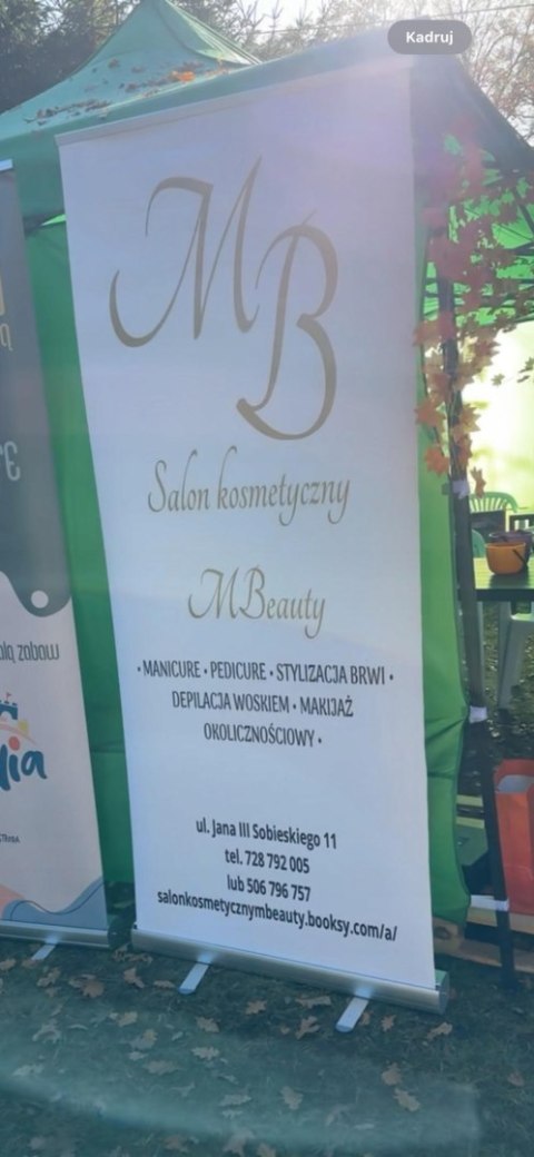 Rollup reklamowy 85x200 cm - stojak + wydruk baner reklamowy