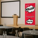 Rollup reklamowy 85x200 cm - stojak + wydruk baner reklamowy