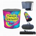 TRYBUNKA REKLAMOWA IDEALNA NA EVENTY Z GRAFIKĄ FIRMOWĄ DUŻA ZESTAW 91x94cm