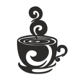 Obraz 60x90 CM Kawa 3D