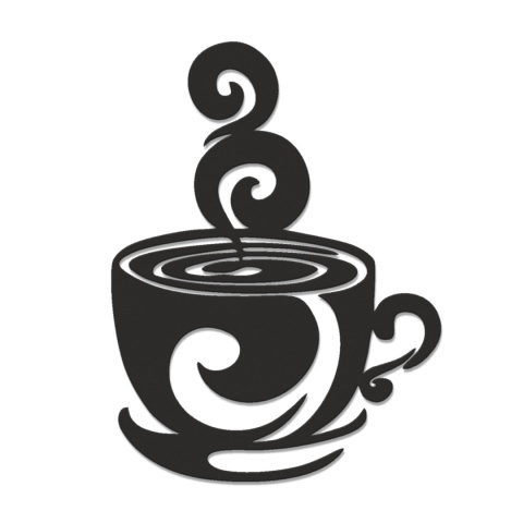 Obraz 60x90 CM Kawa 3D