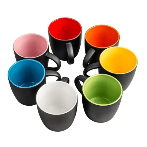 Kubek z grawerem logo firmowe kolor matowy