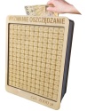 Skarbonka Wykreślana Wyzwanie Na Prezent Oszczędzanie 2000 zł Na Marzenia
