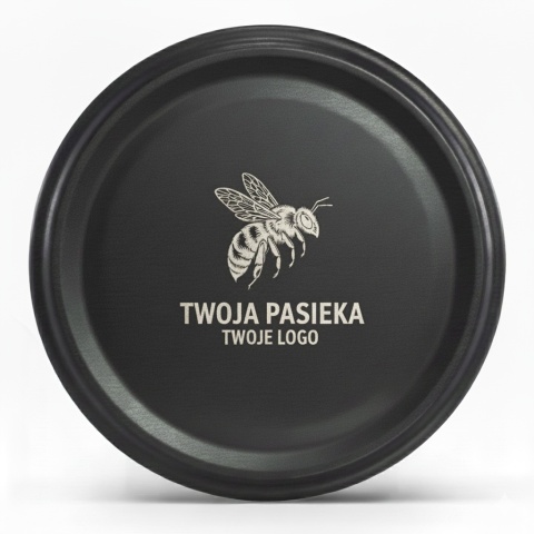 ZAKRĘTKA NAKRĘTKA WIECZKO DO SŁOIKÓW 82 MM Z TWOIM LOGO TEKST GRAWER